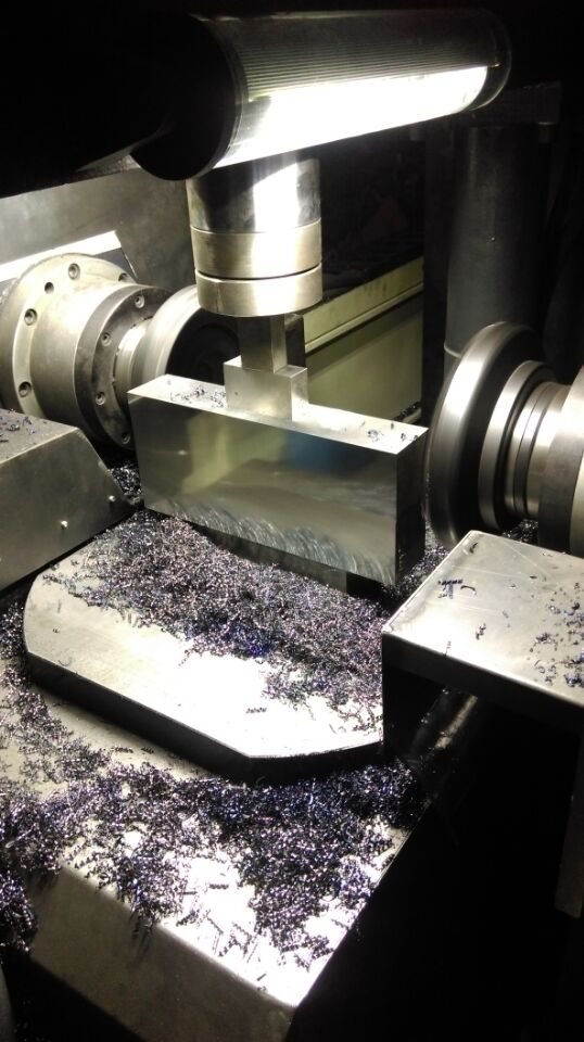 CNC milling machine in operation