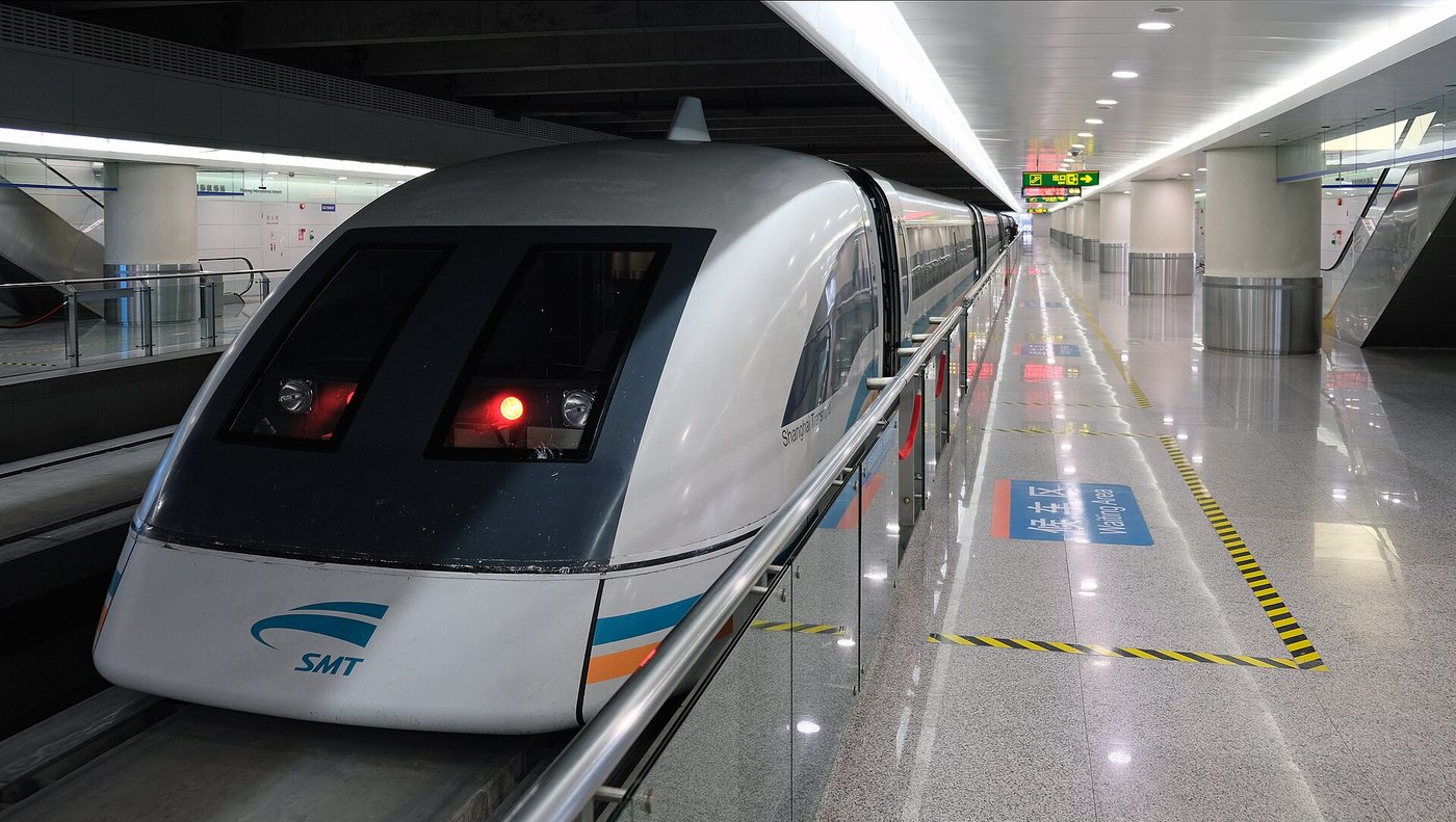 Shanghai maglev train — long-travel linear motion